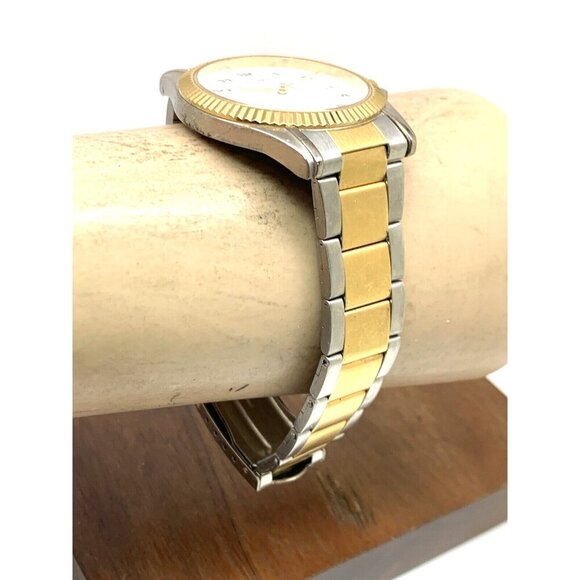 Yema Paris Unisex Watch YE159 Quartz White Dial Two Tone Stainless Steel 36mm - Picture 12 of 14